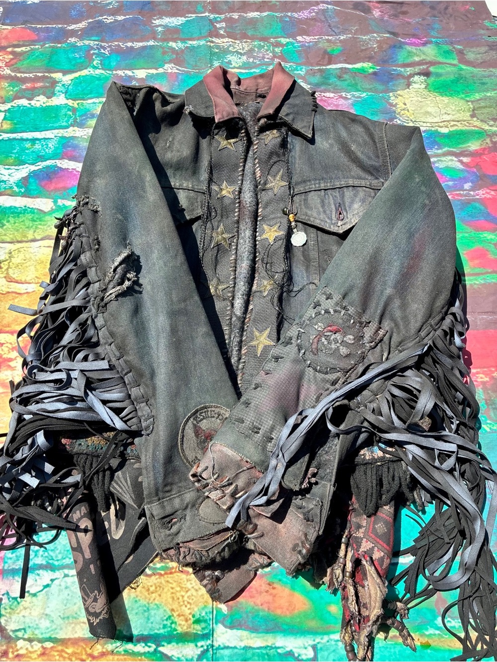 Goth Halloween horror zombie handmade costume - Picture 6 of 16